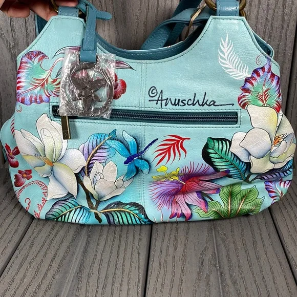 Anuschka Triple Compartment Satchel - 469 2003-3 / SKU: 469-JRD